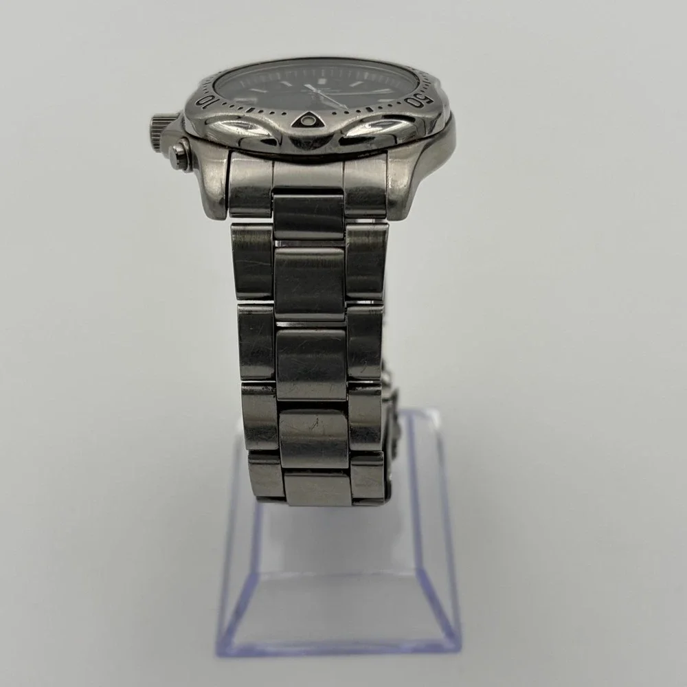Seiko Watch SKH191 Kinetic Sports 200 Black Dial